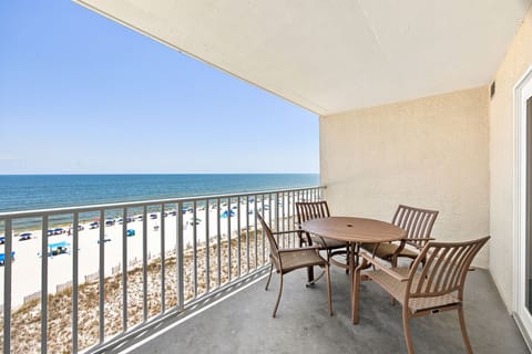 Seacrest 601 - Balcony with Outdoor Seating & Gulf Views