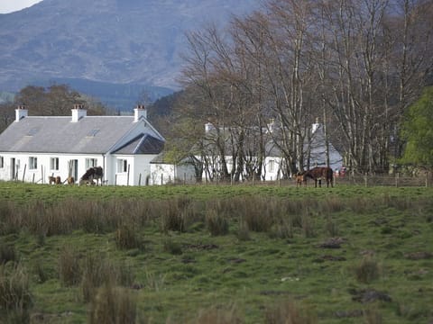 View of Strathan Cottage from the field