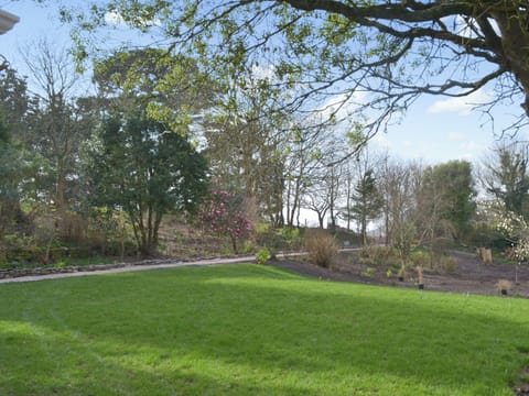 View over the garden | The Old Vicarage, Talland Bay, near Looe