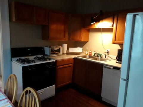 The fully equipped kitchen lacks nothing. A continental breakfast is self serve.