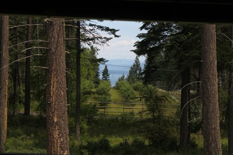 Peek a boo lake view from bedroom.