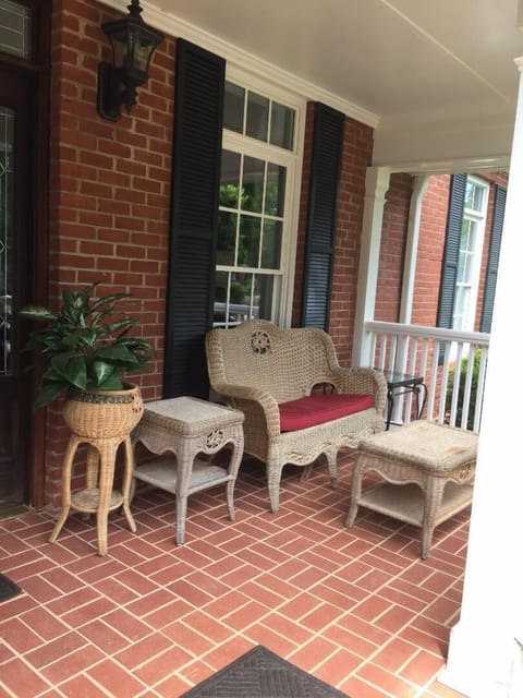 Front Porch Right Side Sitting Area