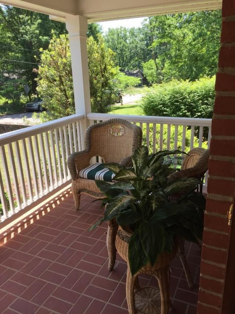 Front Porch Left Side Sitting Area