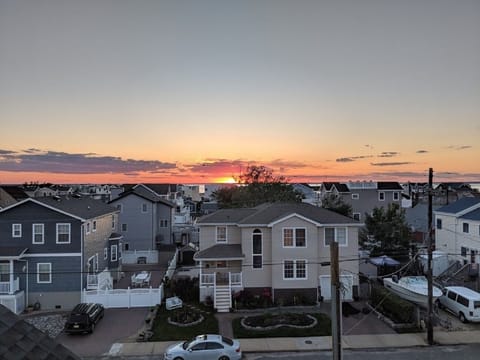 Sunset views from roof deck