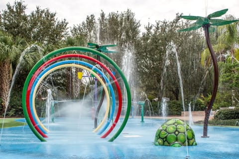 SplashPad next to the clubhouse pool.
