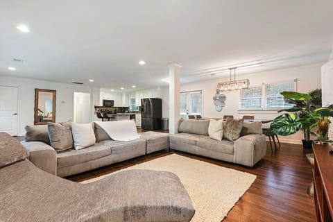 Living room area - High-end furniture, large sofa with plenty of seating