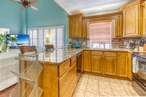 Room for groceries and lots of baking, cooking and prep utensils