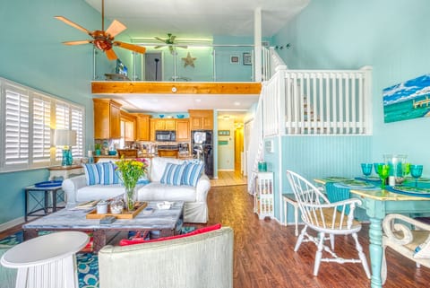 Kids love to hang out in the Leaping Lizard Loft or get away and read up here