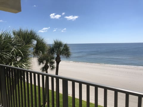Gulf Front View from Balcony.