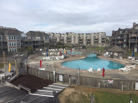 View of resort and outdoor pool