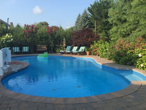 Secluded backyard 