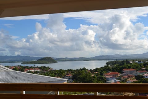 View from the Villa Tara of Fort de France Bay