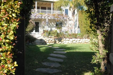 A secluded sanctuary, private garden.
