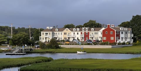 View from river. Condo is 2nd from left