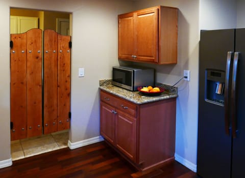 More space in the kitchen.