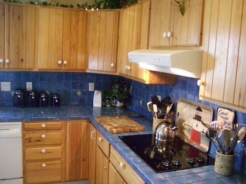 LARGE GOURMET KITCHEN FROM HALLWAY