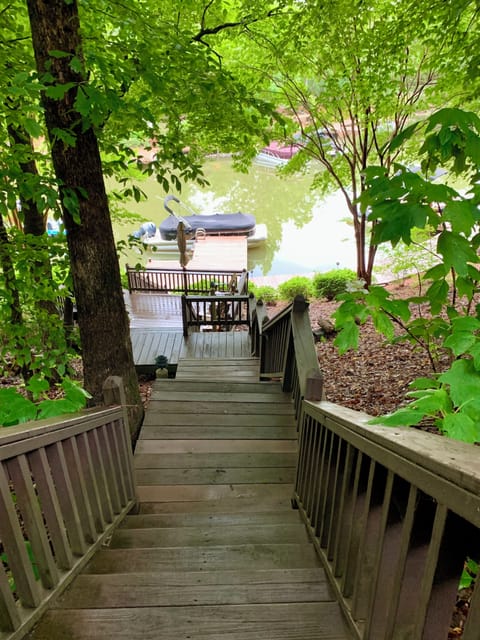 Stairs down to dock