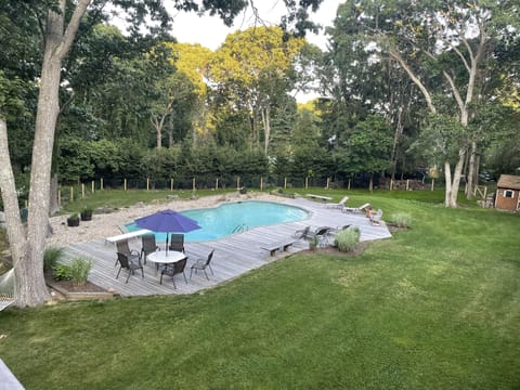Private Pool with Ample Seating