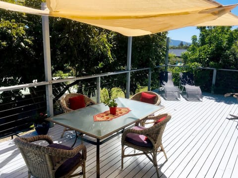 Enjoy the sunny deck