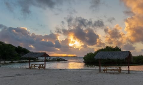 Early morning view from beach across the street. Courtesy of guest Ken Smith