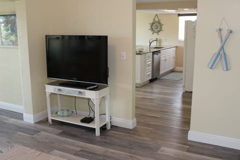 Family room towards kitchen
