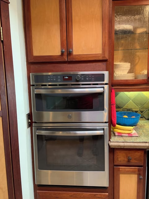 wall oven and microwave