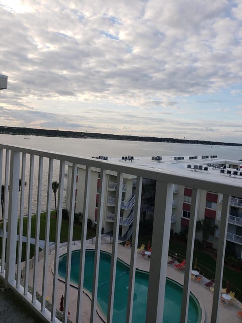 Balcony view of Halifax River 