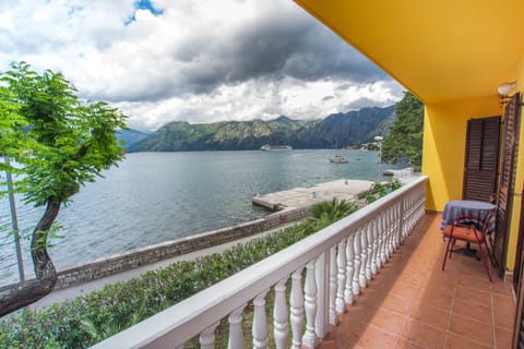 balcony with sea view
