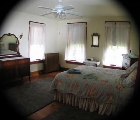 Relax in a spacious bedroom.