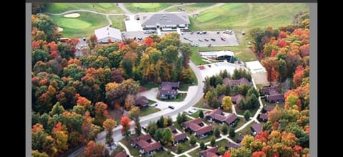 Aerial view of Condos.
(AV Golf Course at top)