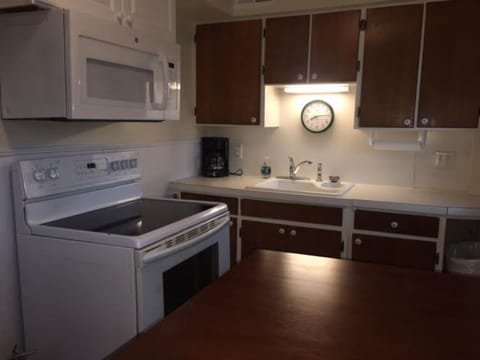 Sandune suite has a full kitchen.