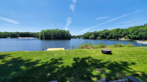 Lakefront! So close! Walk out straight from deck to your private dock. No Stairs
