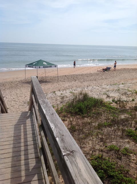 Use our private boardwalk to our uncrowded beach.
