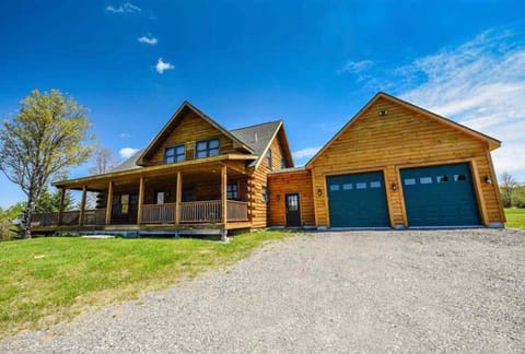 Heated two car garage