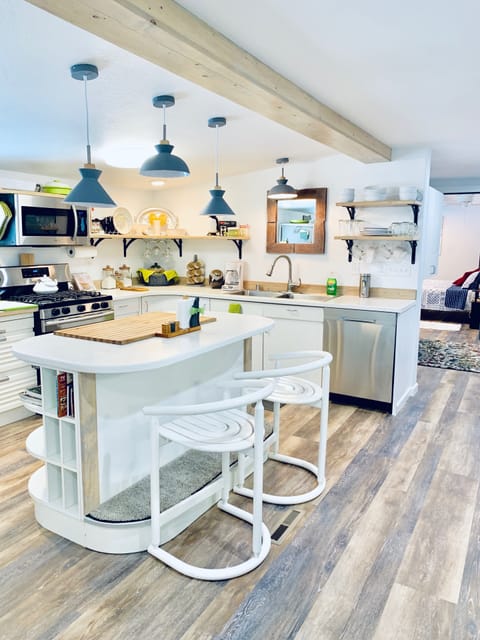 Fully stocked kitchen