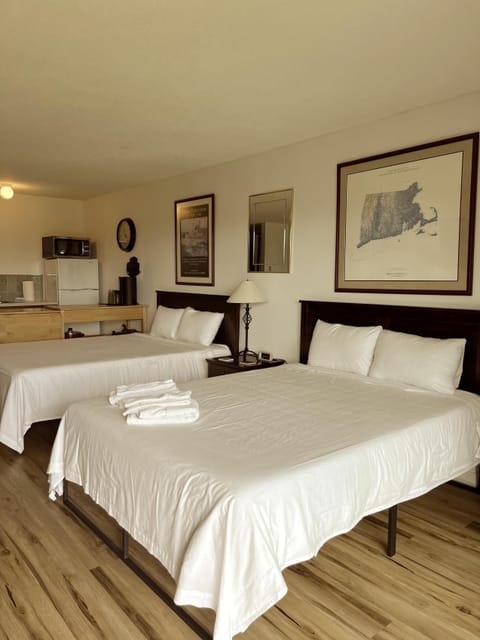 Bright, airy bedroom with cozy twin beds and modern decor