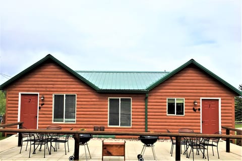 Cabins 1 and 2 with front patio