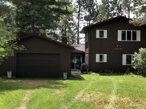 Large front yard with ample parking