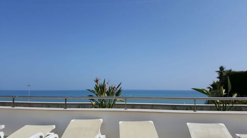 View from pool area