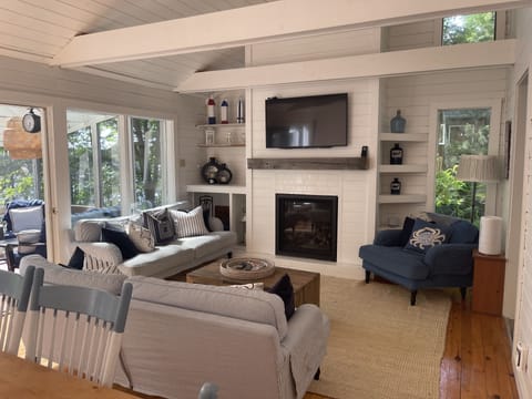 Summer set-up living room.