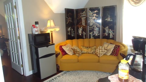 Upper hall refrigerator , microwave, Coffee Maker