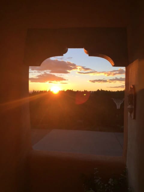 Sunset from south porch.