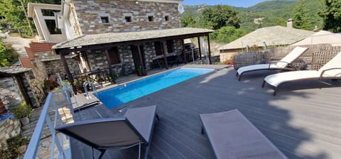 The  new private  pool