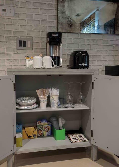 we supply coffee, tea, disposable plates and utensils