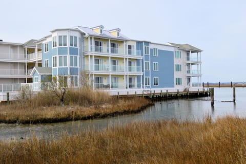Waterfront condo offers pool, exercise room
