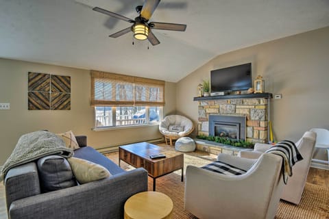 Pocono Lake Vacation Rental | 2BR | 3BA | 1,728 Sq Ft | Stairs Required