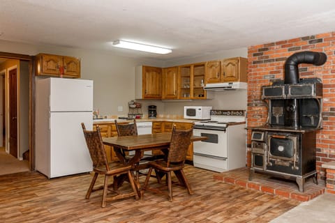 Game room in basement