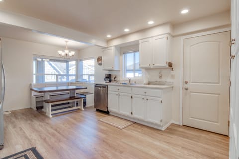 Kitchen with dining area