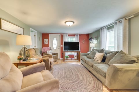 Fife Lake Vacation Rental | 3BR | 1BA | 1,500 Sq Ft | 2 Steps Required