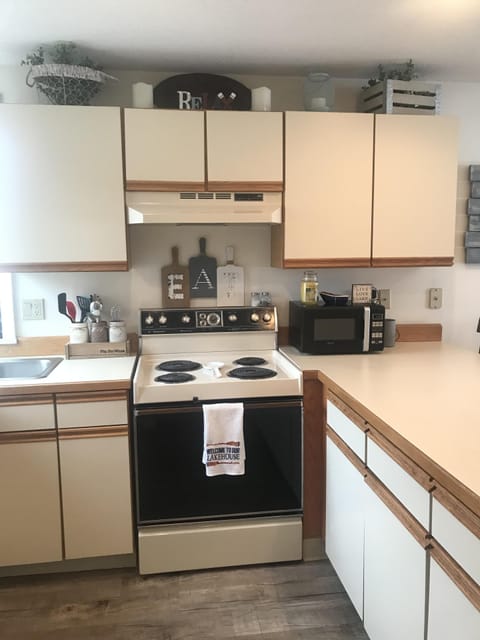 Kitchen with all the amenities